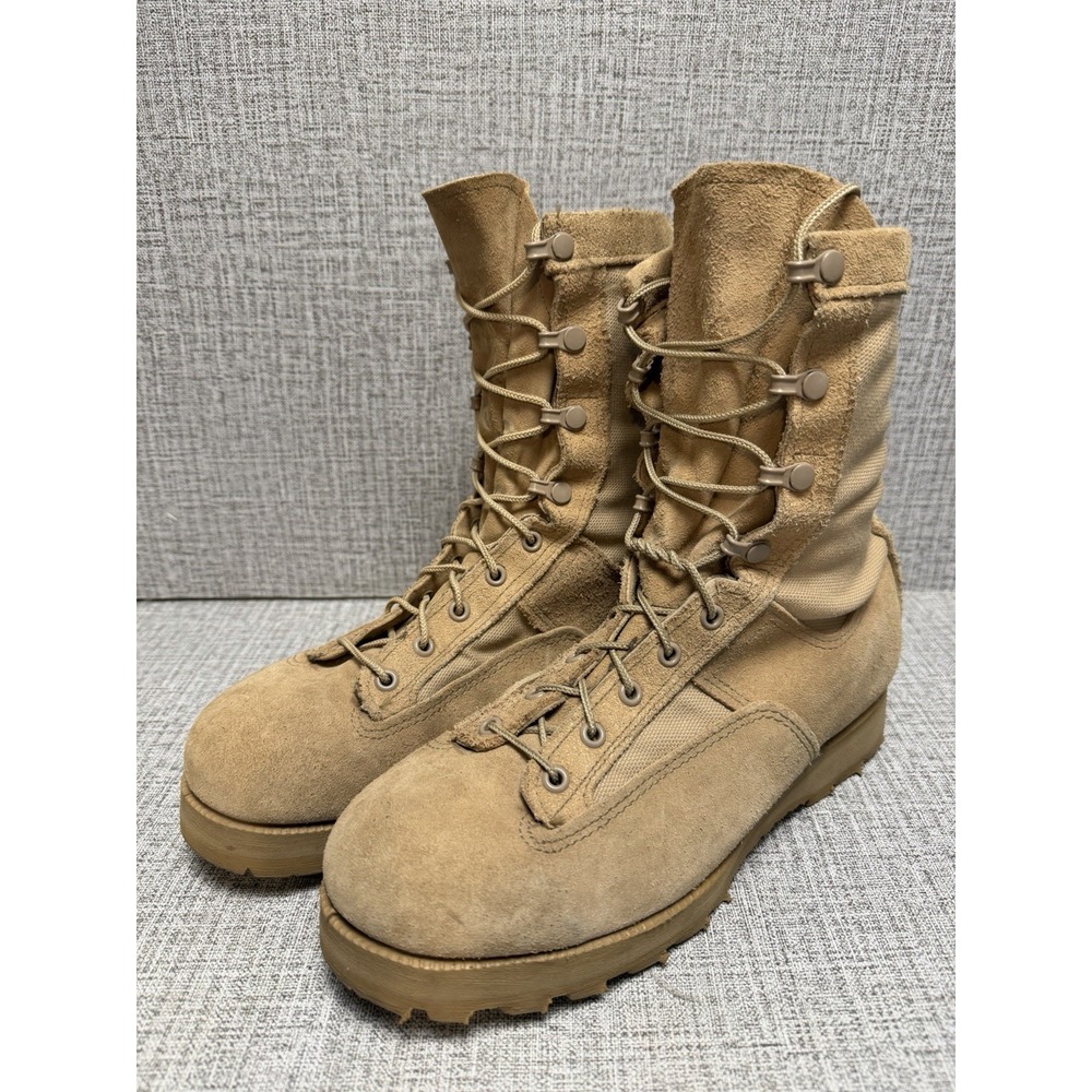 Belleville Boots 790 Mens Sz 9 WIDE Tan Steel Toe Combat & Flight Gore-Tex